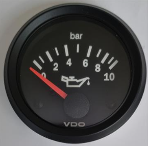 Oil Pressure Gauge Vision, 0-1000 kPa, 24V