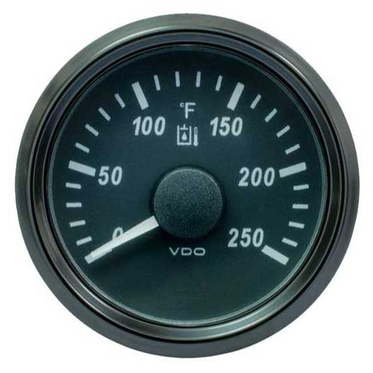 Hydraulic Oil Temperature Gauge, Single Viu, 0-250°F, R22.7 w 287-23 oHms