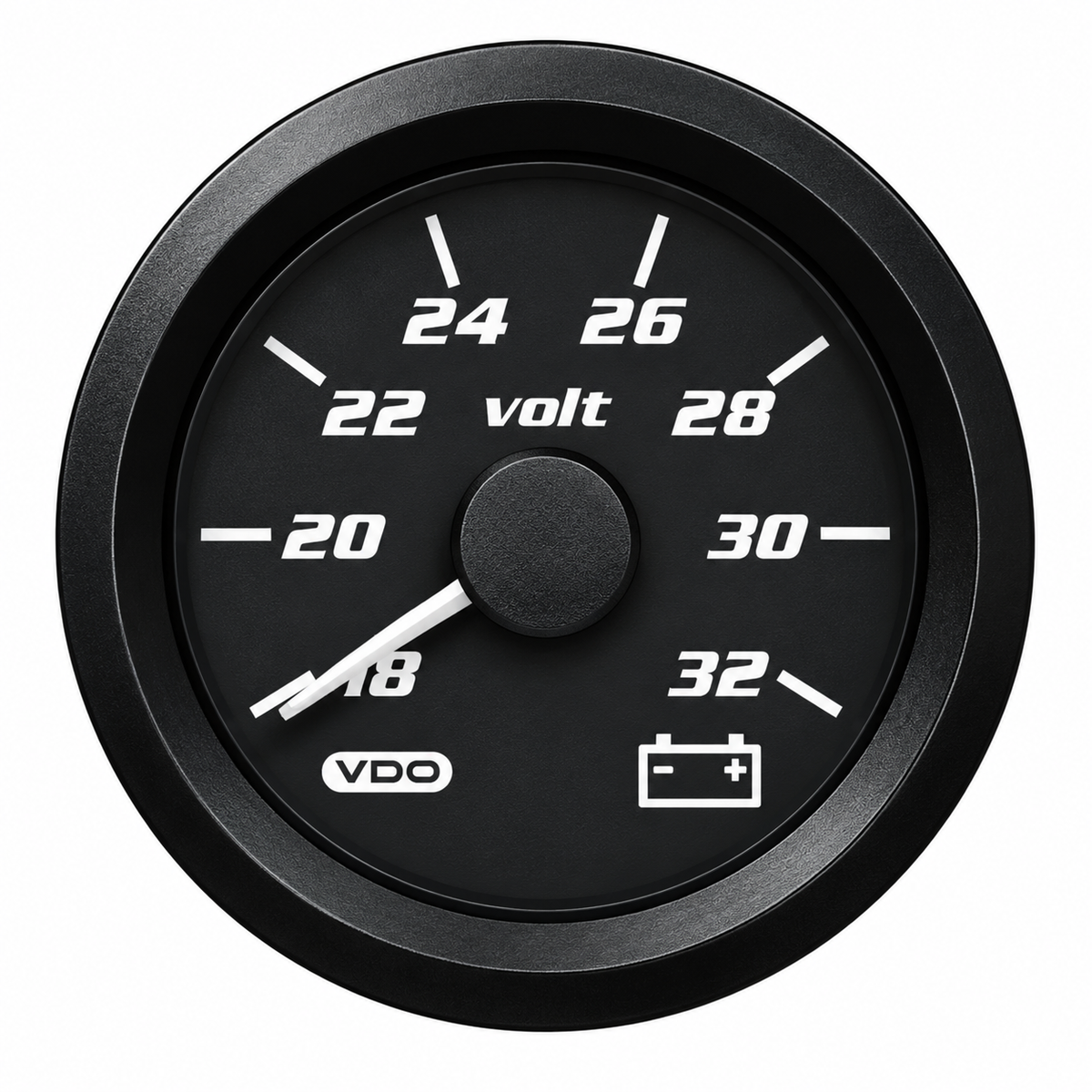 VOLTMETER 18-32 52MM CAN