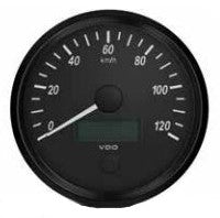 Speedometer, Single Viu, 100mm, Range 0-120 kph