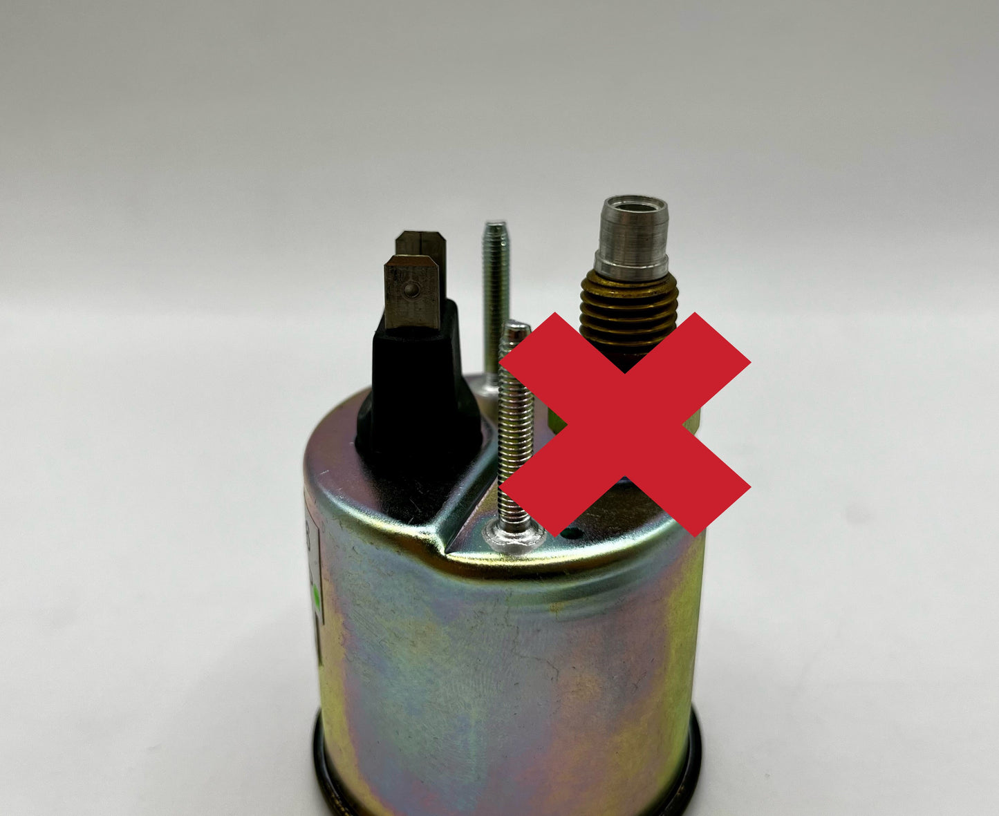 Mechanical Pressure Gauge Cockpit Vision, 0-100 PSI, 52mm