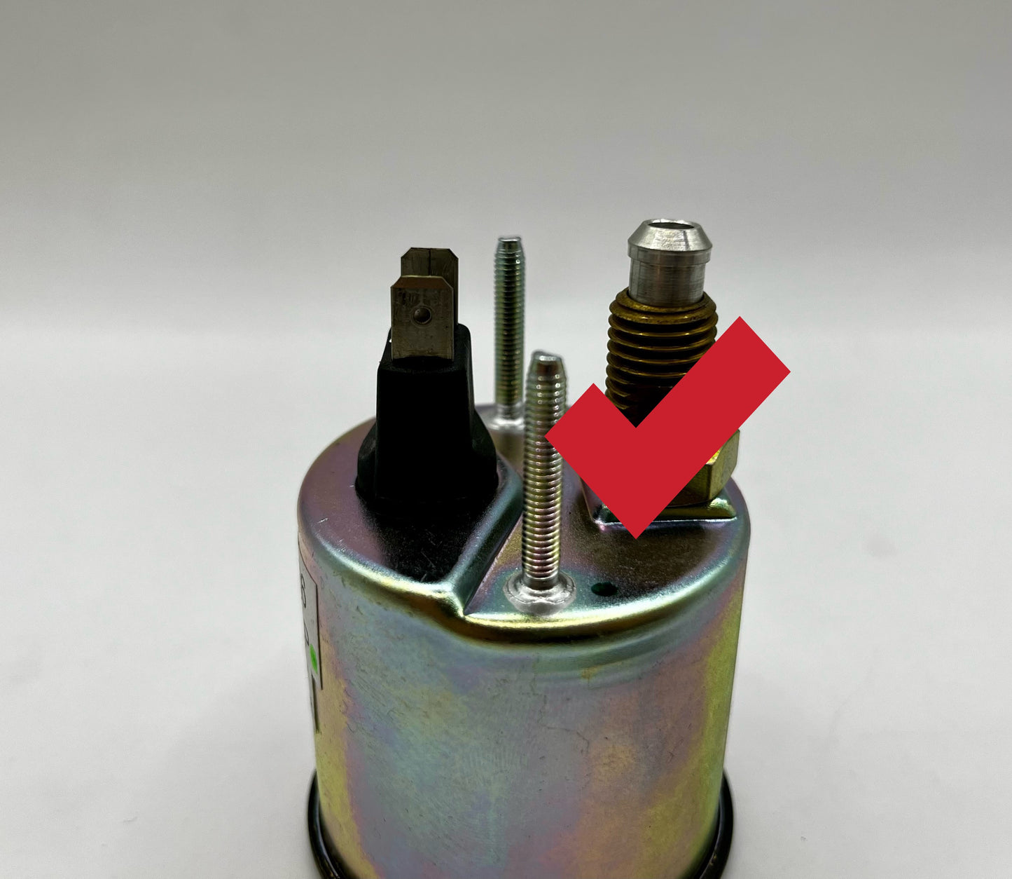 Mechanical Pressure Gauge Cockpit Vision, 0-100 PSI, 52mm