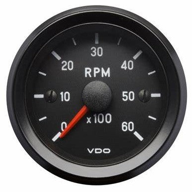 Tachometer Cockpit International, 0-6000 RPM, 52mm, 12V