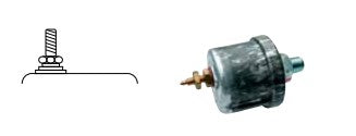 Oil Pressure Sender, 800 kPa, 0-90 oHms