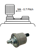 Oil Pressure Sender, 500 kPa, 10-180 oHms, 1/4"-18NPT