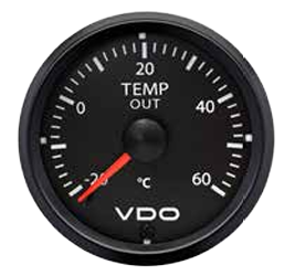 DIGITAL OUTSDE TEMP GAUGE 52MM