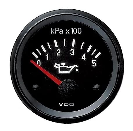 Oil Pressure Gauge Vision, 0-500 kPa, 12V