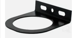 L Shape Metal Bracket (black) to suit 52mm Gauge (Single Bracket)