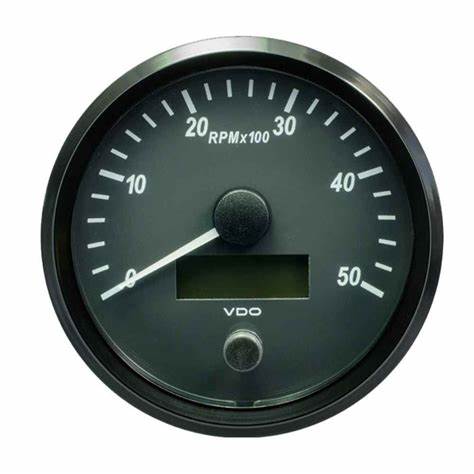 Tachourmeter, Single Viu, Range 0-5000 RPM, 100mm