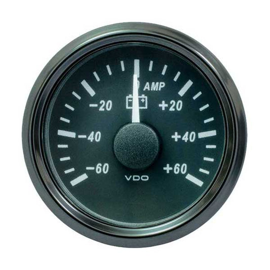 Ammeter, Single Viu, 52mm, Range -60A -0- +60A