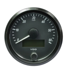 Speedometer, Single Viu, 80/85mm, Range 0-60 kph