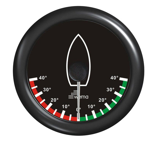 WEMA RUDDER ANGLE GAUGE 85MM 12/24V