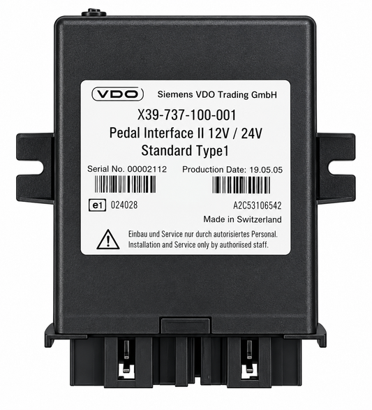 PEDAL INTERFACE STANDARD TYPE 1