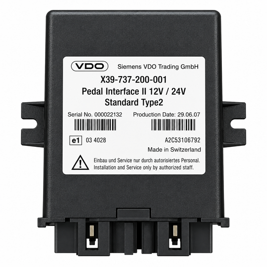 PEDAL INTERFACE STANDARD TYPE 2