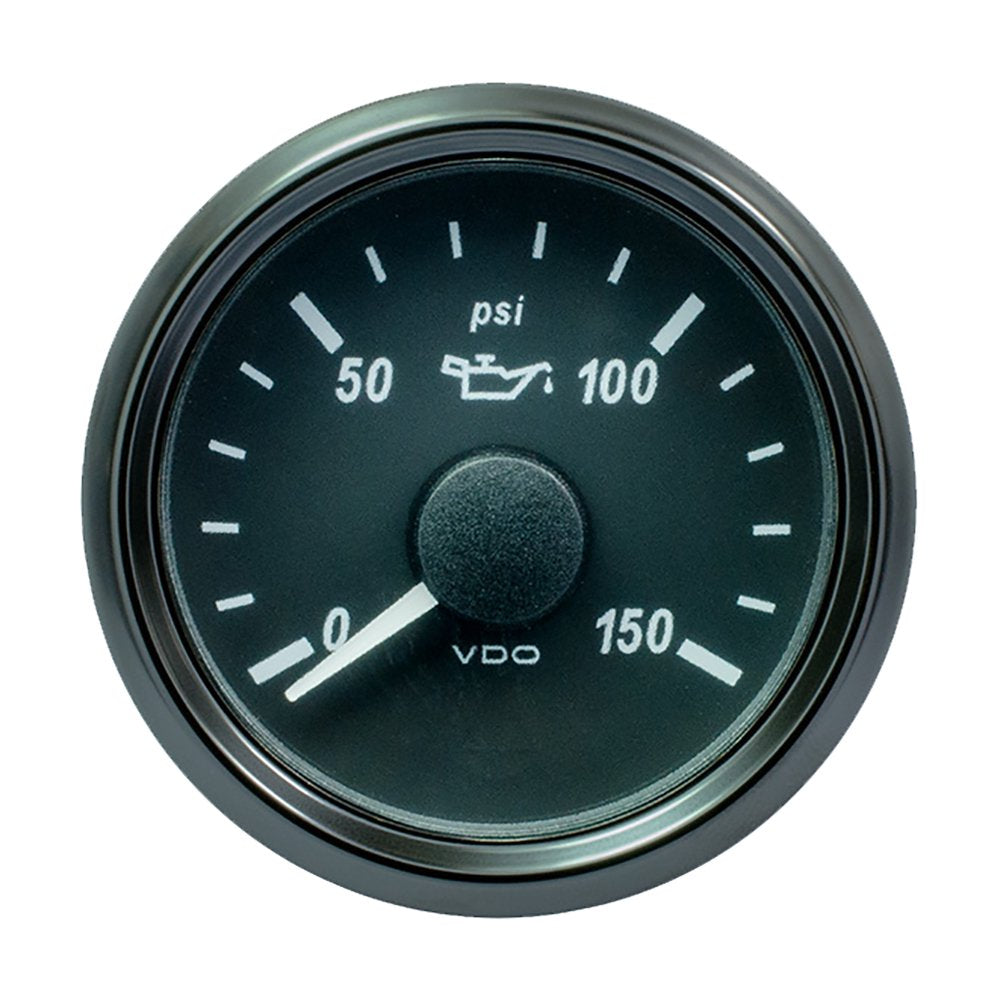 Pressure Gauge (Oil), Single Viu, 52mm, 12/24V, Range 0-150 PSI, 10-18 ...