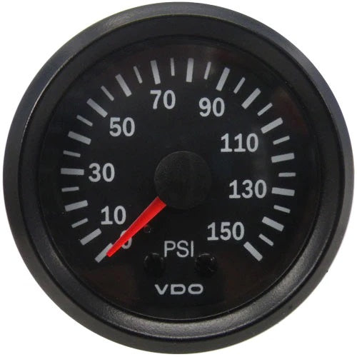Mechanical Pressure Gauge Cockpit Vision, 0-150 PSI, 52mm