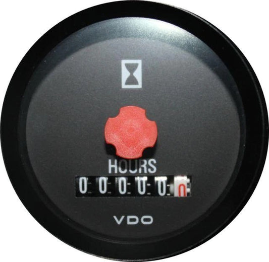 Hourmeter Non-illuminated 12V