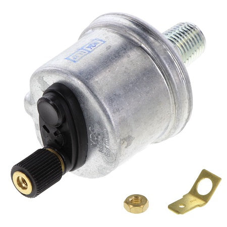 Oil Pressure Sender – Compatible With VDO Type 0-80 PSI, 10-180 Ohm, 1/8-27 NPT Thread, Includes Low Alarm Switch