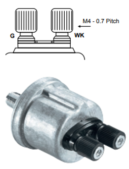 Oil/Air Pressure Sender Switch, 500/40 kPa