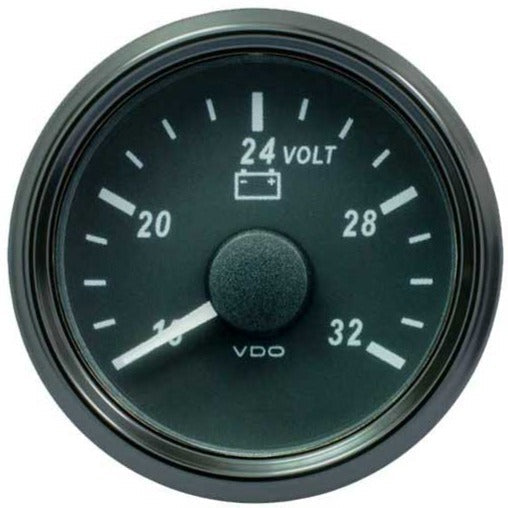 Voltmeter, Single Viu, 52mm, Range 16-32V