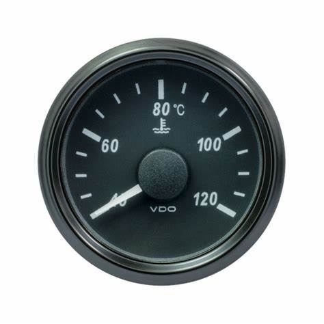 Water Temperature Gauge, Single Viu, 40-120°C, R22.7 w