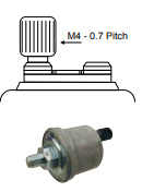 Pressure Sender, 10 Bar, Thread 1/8"NPTF, Earth Return