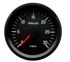 Tachometer Cockpit International, 0-3000 RPM, 100mm, 12V